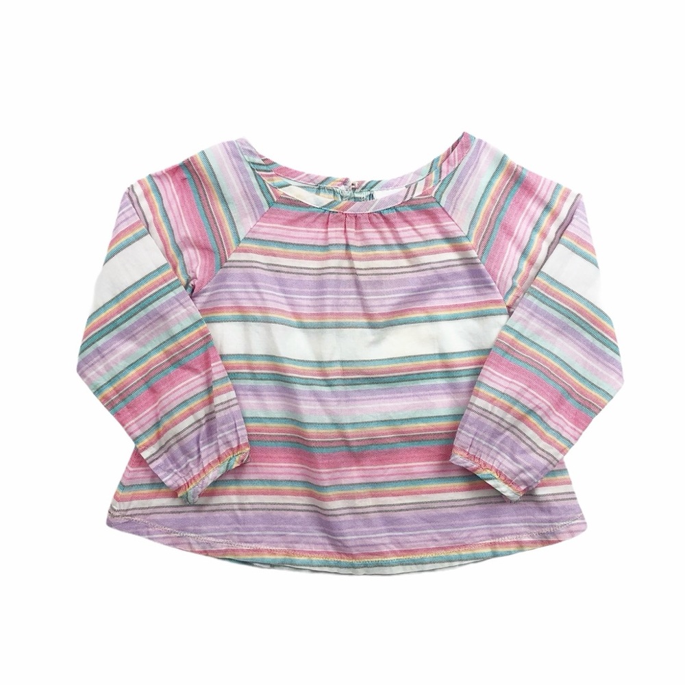 EGG Striped Cotton Blouse